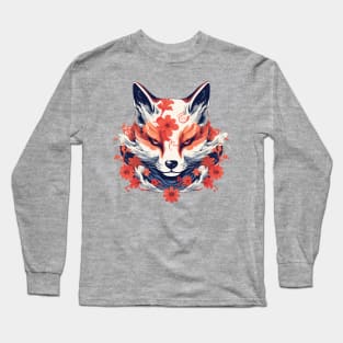 Spirit Fox Kitsune Long Sleeve T-Shirt